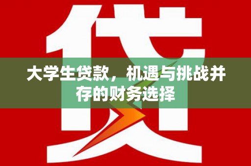 铜仁大学生贷款，机遇与挑战并存的财务选择