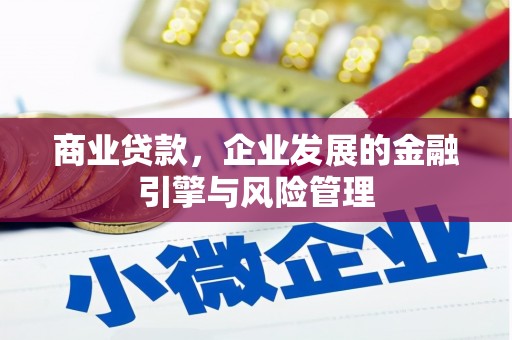 铜仁商业贷款，企业发展的金融引擎与风险管理