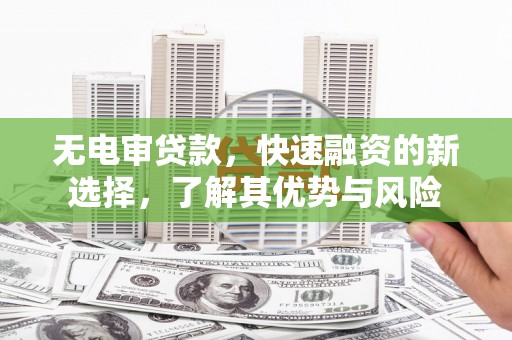 铜仁无电审贷款，快速融资的新选择，了解其优势与风险