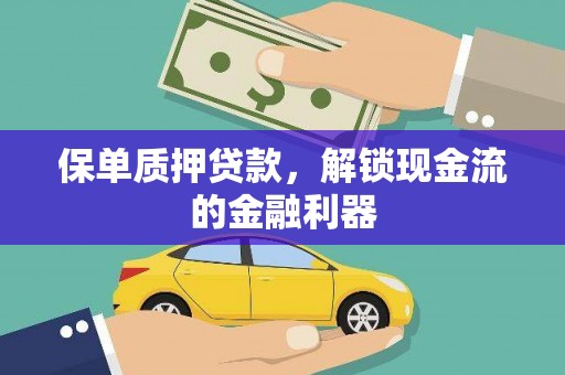 铜仁保单质押贷款，解锁现金流的金融利器