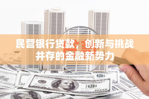 铜仁民营银行贷款，创新与挑战并存的金融新势力