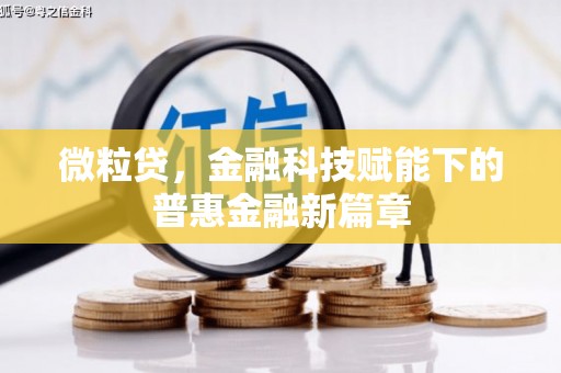铜仁微粒贷，金融科技赋能下的普惠金融新篇章
