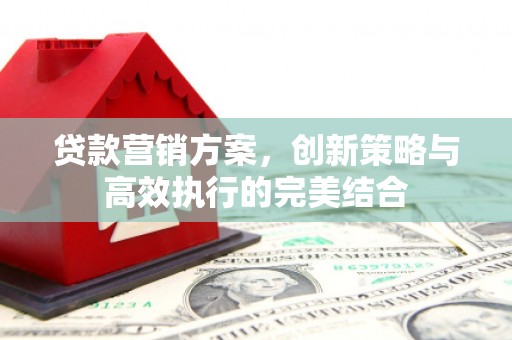 铜仁贷款营销方案，创新策略与高效执行的完美结合