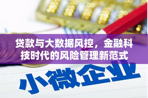 铜仁贷款与大数据风控，金融科技时代的风险管理新范式