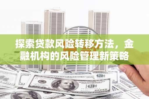 铜仁探索贷款风险转移方法，金融机构的风险管理新策略