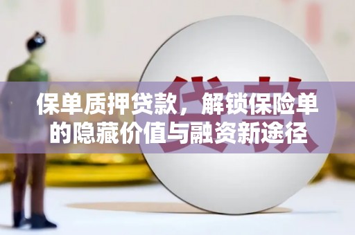 铜仁保单质押贷款，解锁保险单的隐藏价值与融资新途径