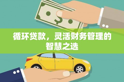 铜仁循环贷款，灵活财务管理的智慧之选