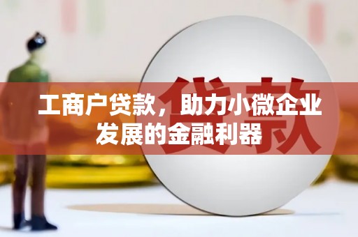铜仁工商户贷款，助力小微企业发展的金融利器