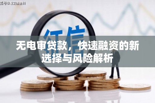 铜仁无电审贷款，快速融资的新选择与风险解析