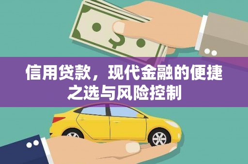 铜仁信用贷款，现代金融的便捷之选与风险控制