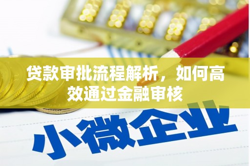 铜仁贷款审批流程解析，如何高效通过金融审核