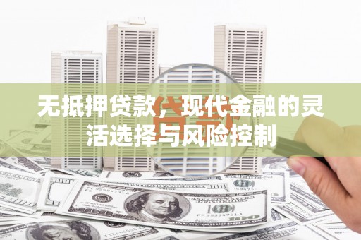 铜仁无抵押贷款，现代金融的灵活选择与风险控制