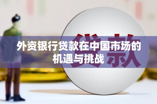 铜仁外资银行贷款在中国市场的机遇与挑战