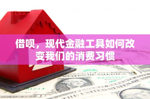 铜仁借呗，现代金融工具如何改变我们的消费习惯