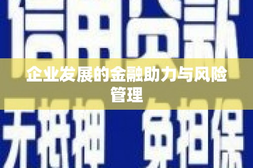 铜仁企业发展的金融助力与风险管理