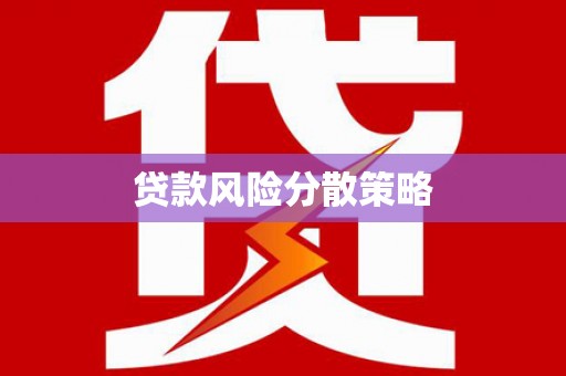 铜仁贷款风险分散策略