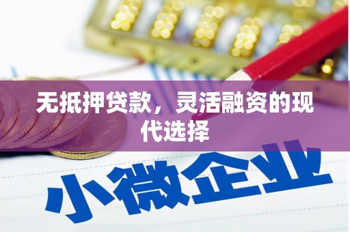铜仁无抵押贷款，灵活融资的现代选择