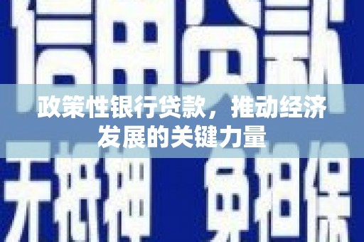 铜仁政策性银行贷款，推动经济发展的关键力量