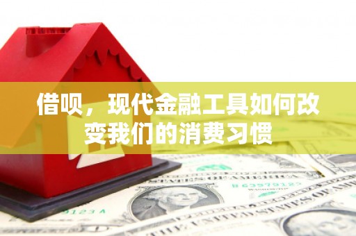铜仁借呗，现代金融工具如何改变我们的消费习惯