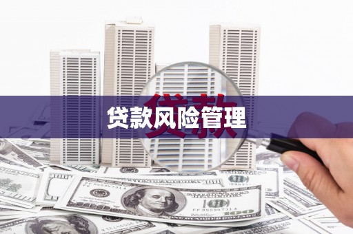 铜仁贷款风险管理
