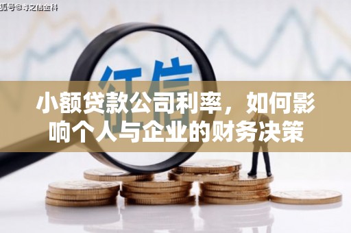 铜仁小额贷款公司利率，如何影响个人与企业的财务决策