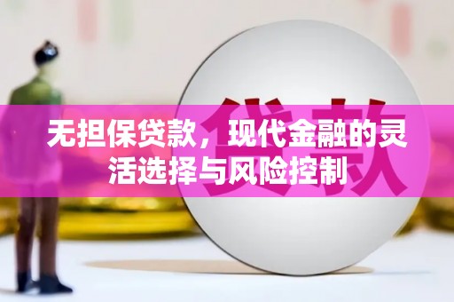 铜仁无担保贷款，现代金融的灵活选择与风险控制
