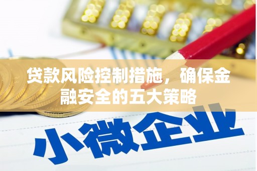 铜仁贷款风险控制措施，确保金融安全的五大策略