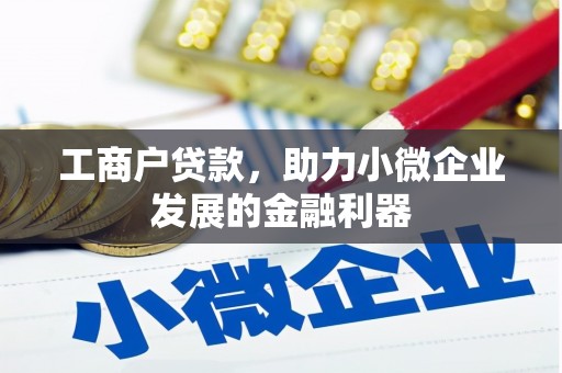 铜仁工商户贷款，助力小微企业发展的金融利器