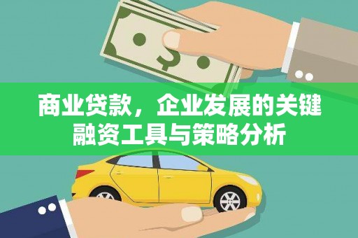 铜仁商业贷款，企业发展的关键融资工具与策略分析