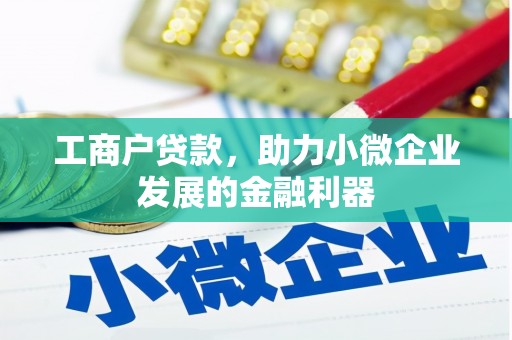 铜仁工商户贷款，助力小微企业发展的金融利器