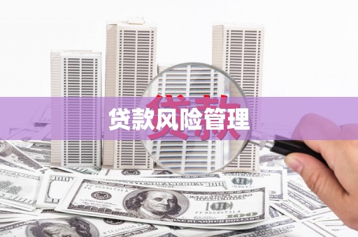 铜仁贷款风险管理