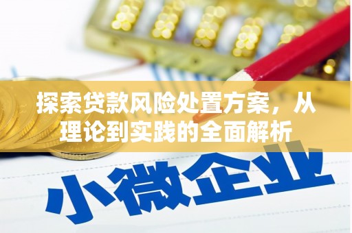 铜仁探索贷款风险处置方案，从理论到实践的全面解析