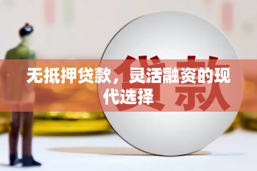 铜仁无抵押贷款，灵活融资的现代选择