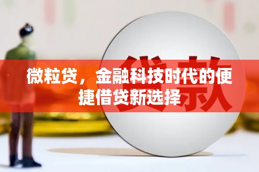 铜仁微粒贷，金融科技时代的便捷借贷新选择