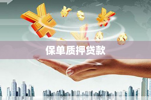 铜仁保单质押贷款
