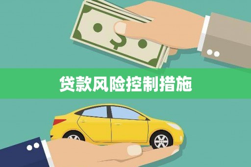铜仁贷款风险控制措施