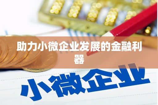 铜仁助力小微企业发展的金融利器