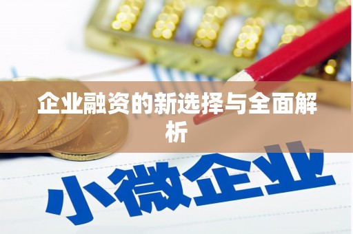 铜仁企业融资的新选择与全面解析