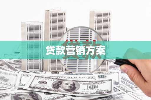 铜仁贷款营销方案