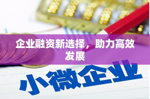 铜仁企业融资新选择，助力高效发展