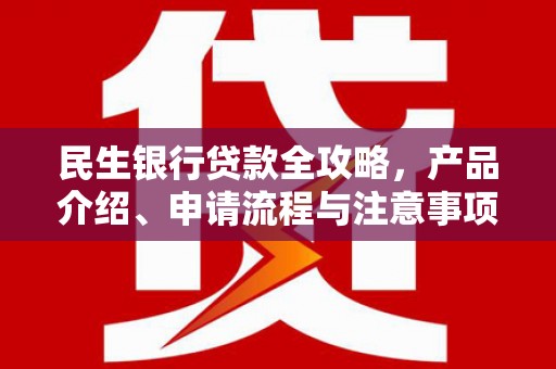 铜仁民生银行贷款全攻略，产品介绍、申请流程与注意事项